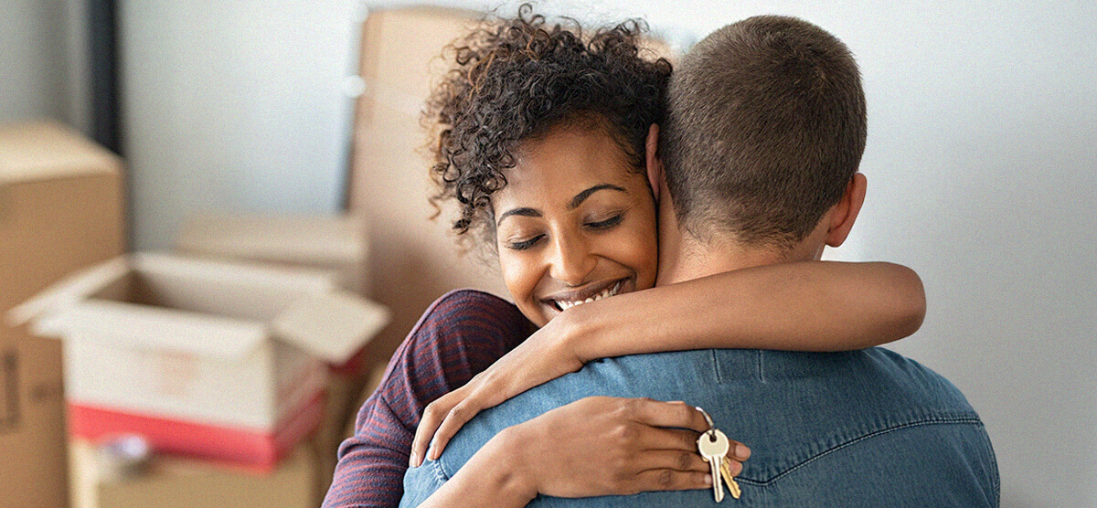 Person buying first home